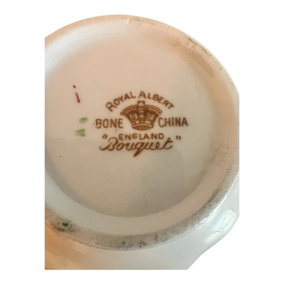 Royal Albert Bone China Sugar Bowls Bouquet Pattern Made In England Floral - Picture 6 of 6